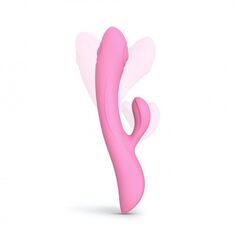Розовый вибратор-кролик Bunny & Clyde - 22,5 см. - 