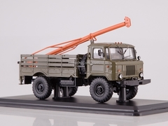 GAZ-66 Drilling machine BM-302 khaki-orange 1:43 Start Scale Models (SSM)