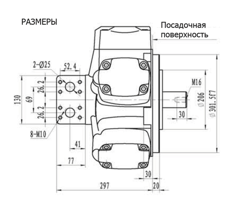 Гидромотор IPM7-1600