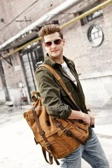 Винтажный рюкзак из парусины S.C.Cotton 1097