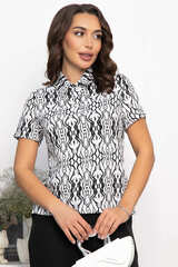 Поло Тренди (белое/узор) Б14094-10М LT Collection