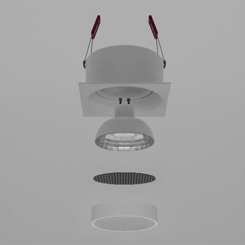 Встраиваемый светильник Favourite Lamppu 4547-1C