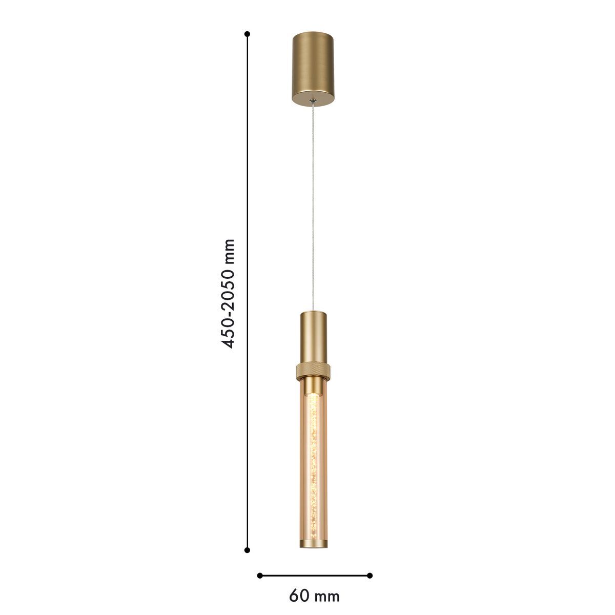 Подвесной светодиодный светильник Favourite Gordon 4718-1P