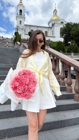 Букет из 25-ти диантусов