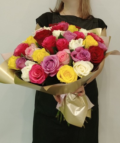 Букет из 51 розы микс