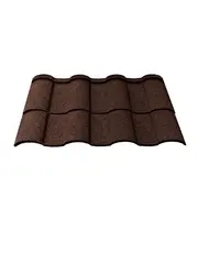 Композитная черепица от GREEN GROWTH Roman Tile Coffee Gray