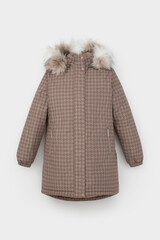 пальто  для девочки  ВК 38115/н/1 ГР