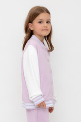 жакет  для девочки  КР 302675/ледяная орхидея к539