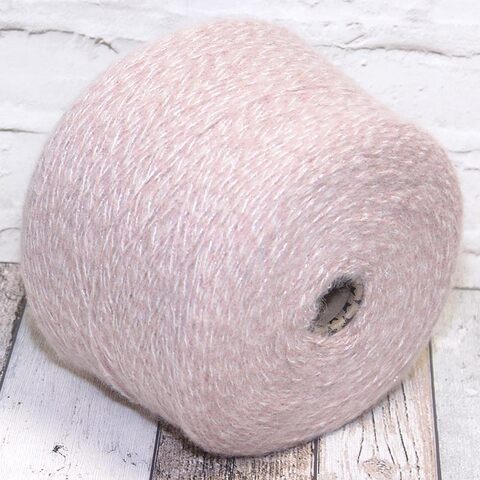 Бэби сури альпака с люрексом LUXSURI 180 розовый с серебром