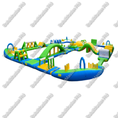 Коммерческий надувной аквапарк «Солнечный» 30×20×2,5 м