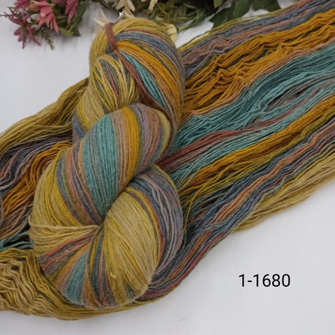 Дундага 6/1 шерсть секционного окрашивания 01-1680 420м/100гр