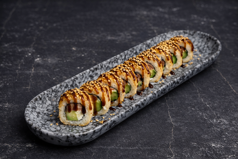 Криспи с лососем мини