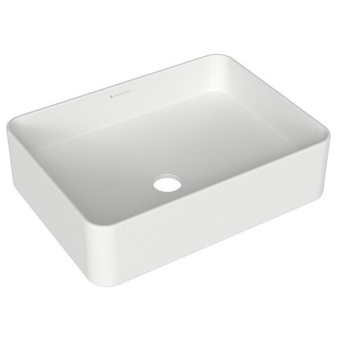 Aqueduto ESP0420 AQD ESPIRAL Раковина накладная прямоугольная 500*370, белый матовый