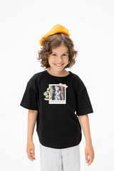 Футболка оверсайз с персонализацией Mjölk Black