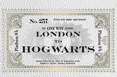 Блокнот. Гарри Поттер. Билет на Хогвартс-экспресс