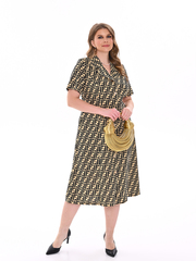 4536 Халат на пуговицах