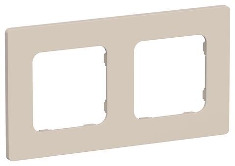 FLITE Рамка 2-мест. РУ-2-К-ФлЛ льн. IEK