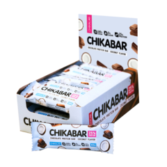 Протеиновый батончик Chikalab Кокос с шоколадной начинкой, 60 гр