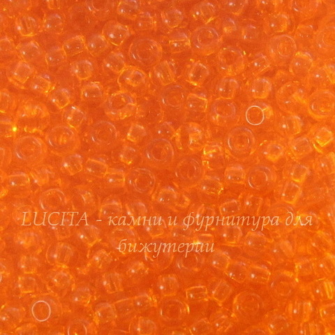 90000 Бисер 10/0 Preciosa прозрачный ярко-оранжевый