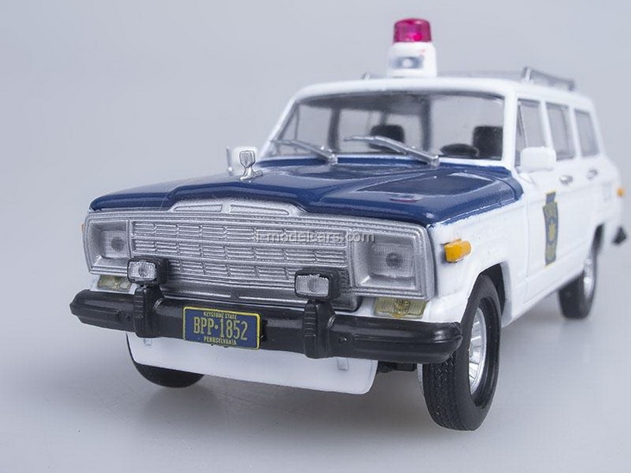 Jeep Wagoneer USA State Police 1:43 Ist Diecast Model Car PM34 