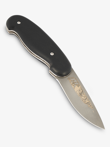 Нож «Лефортовский» (сталь X12МФ, стабилизированное железное дерево)