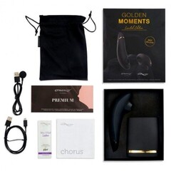 Набор Womanizer Premium + WE-VIBE Chorus золотой