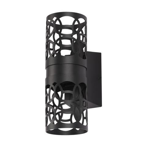 Уличный настенный светодиодный светильник Novotech 359537 STREET NT25 000 черный IP65 LED 2*5W 3000К 100-240V NETZ