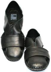 Туфли сандали мужские Luciano Bellini 801 Black.