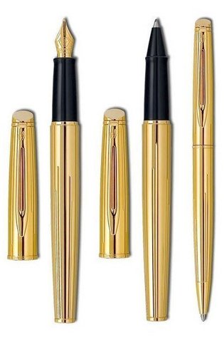 Ручка перьевая Hemisphere Radiance Golden Shine GT, M (S0840630)