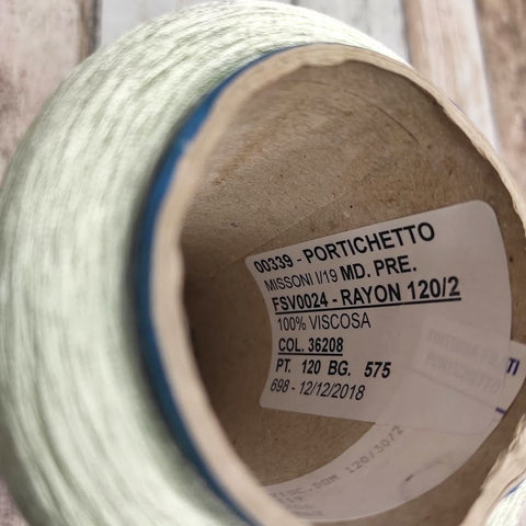 Вискоза глянцевая PORTICHETTO 3500 бледно-салатовый