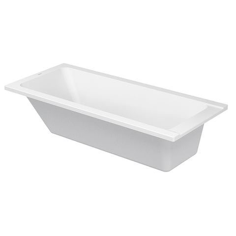 Duravit D-Code  Ванна акриловая 1700х750 мм см, встраиваемая, с 1 наклоном для спины, выпуск в зоне ног, цвет белый 700100000000000