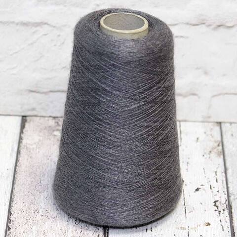 Кашемир с шелком (30%)  LORO PIANA 2/58 серый