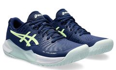 Женские теннисные кроссовки Asics Gel-Challenger 14 - blue expanse/illuminate yellow