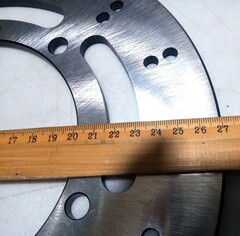 Диск тормозной задний на Kawasaki Z900