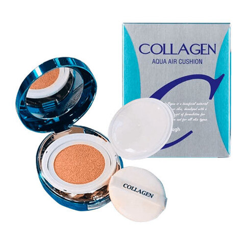 Enough Collagen Aqua Cushion SPF50+ PA+++ - Кушон увлажняющий с коллагеном (тон 21)