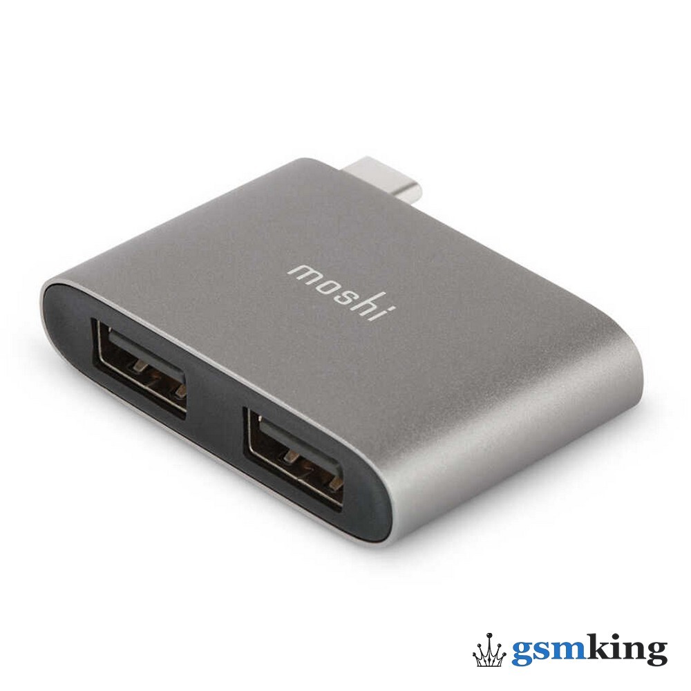 Адаптер Moshi Adapter (USB-C PD port to 2 x USB A) Gray 99MO084214 - цена  3350.0 ₽.