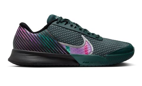 Теннисные кроссовки Nike Air Zoom Vapor Pro 2 Premium - black/deep jungle/clear jade/multi-color