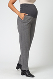 Брюки для беременных 16472 серая ёлочка
