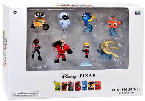 Disney Pixar Mini Figurines 8-Piece Gift Set Exclusive