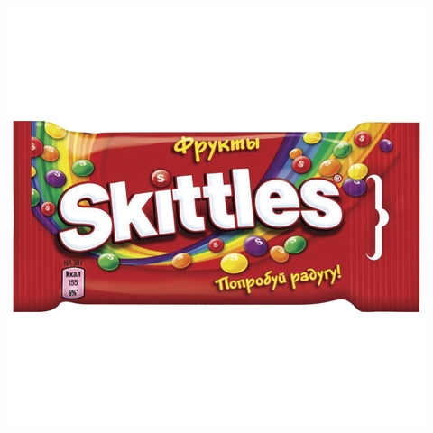 Драже SKITTLES Фрукты 38 гр ЧЕХИЯ