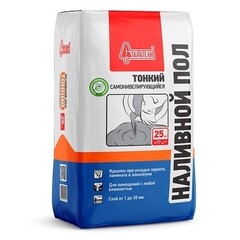 Наливной пол Старатели тонкий 25кг, 1-30мм