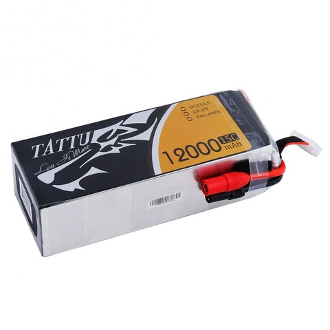 Аккумуляторная батарея Gense Ace Tattu 12000mAh 22.2V 25C 6S1P Lipo Battery Pack для мощных и больших коптеров