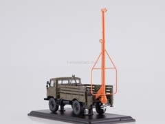 GAZ-66 Drilling machine BM-302 khaki-orange 1:43 Start Scale Models (SSM)