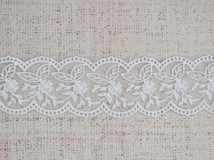 Вышивка на сетке, ш. 6,5 см