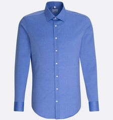Сорочка Seidensticker Slim Fit 01.666260-11 ярко-голубая