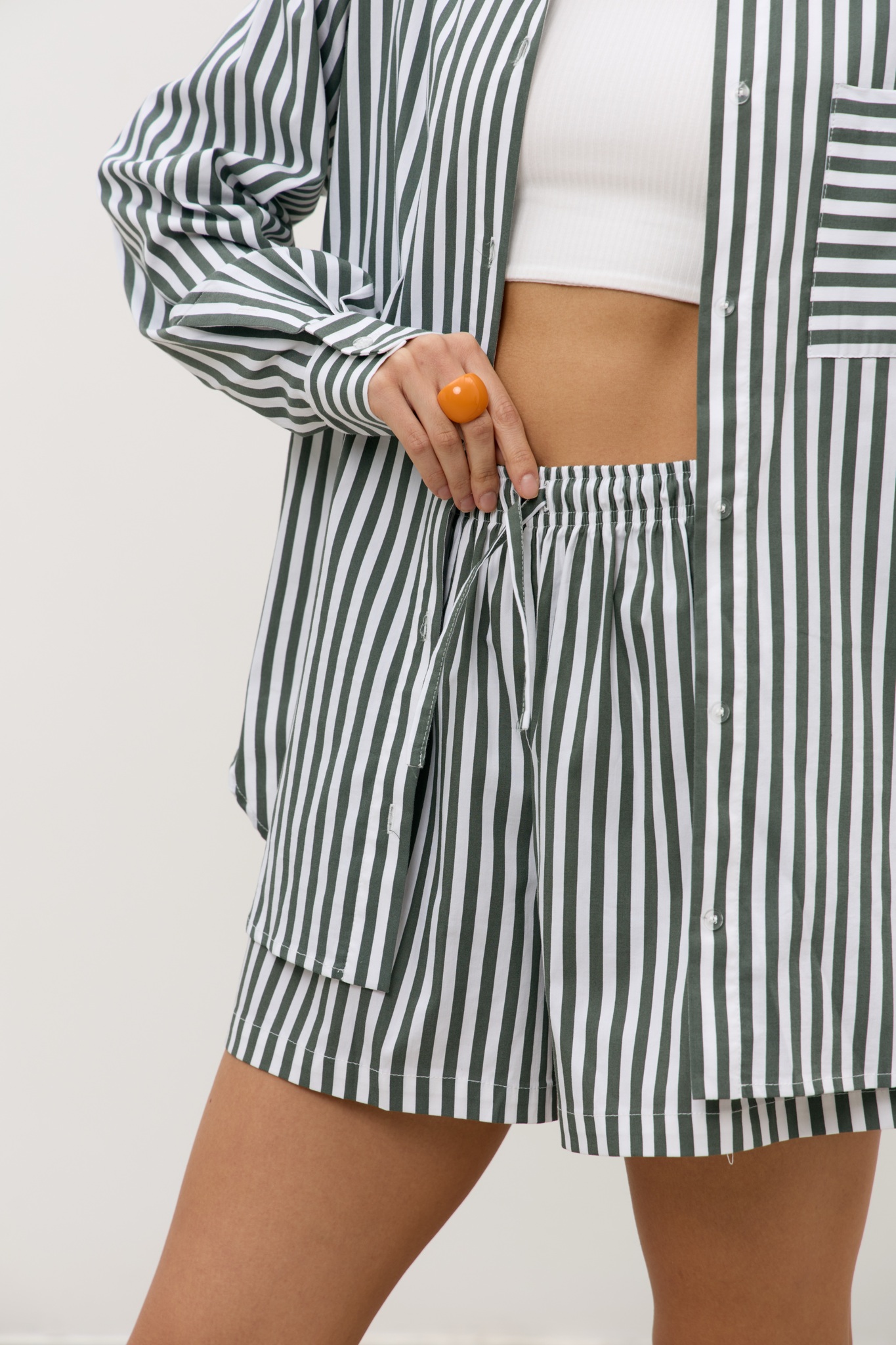 Шорты GREEN STRIPE