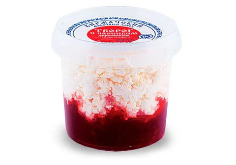 Творог с вареньем малиновым "Киржаческий", 230г