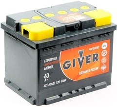 GIVER Hybrid 6СТ- 60 аккумулятор