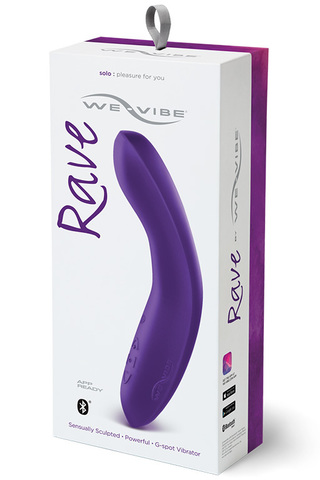 Фиолетовый вибромассажёр We Vibe Rave Purple - 19,3 см. - We-vibe SNRASG4