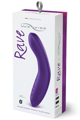 Фиолетовый вибромассажёр We Vibe Rave Purple - 19,3 см. - 